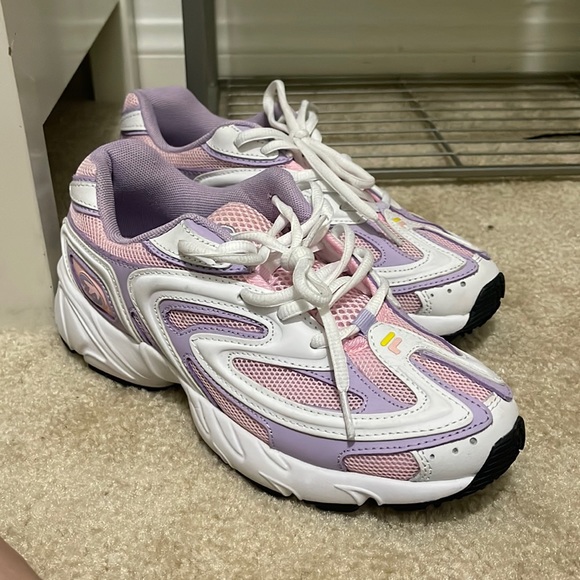 Fila Pink & Lilac Sneakers - Picture 3 of 5